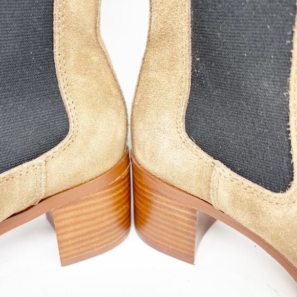 Steve Madden Women’s Rhiannon Chelsea Boot Cognac Suede Size 7.5M - Picture 12 of 12